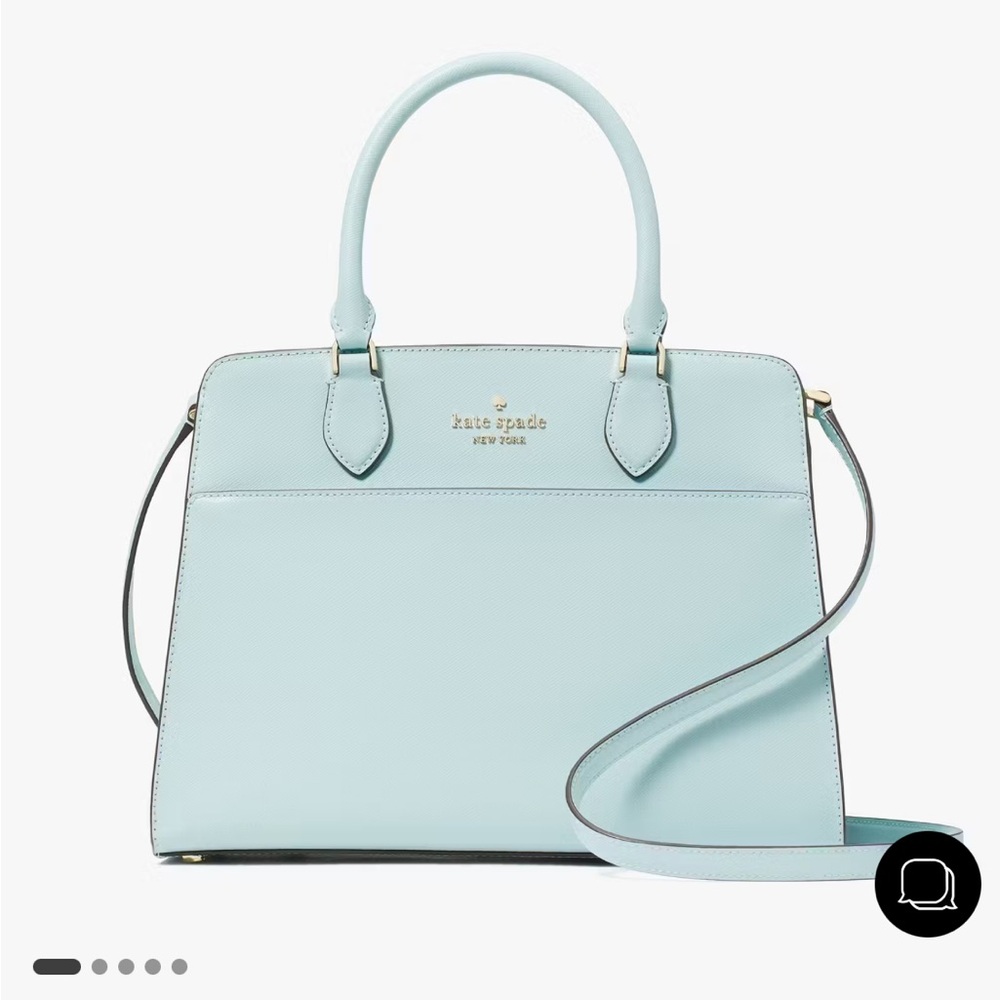 Kate Spade Madison Medium Satchel in Blue Glow